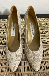 Vintage Evan Picone Snakeskin‎ Pumps Size 9 Photo 0