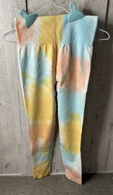 Maxxim Sorbet Tie Dye Leggings Womens Medium Seamless High Waist Scrunch Butt Photo 0