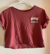 Billabong Crop Tee Top Graphic Photo 0