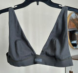 SKIMS‎ Cotton Rib Plunge Bralette Juniper Size 3X green Photo 0