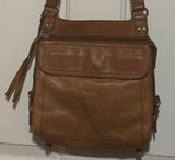 Fossil Women's Vintage Geniune Brown Soft Supple Leather Crossbody Shoulder Bag Photo 0