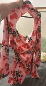 Floral Print High Neck Dress Photo 0