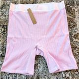 Boxer SKIMS Shorts Ribbed pink small  Photo 0