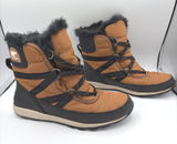 Sorel Whitney Short Lace Size 8 Gorpcore Elk Black Waterproof Winter Snow Boots Photo 0