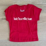 MGK Merch Lost Baby Im Rolling Stone Size S in Red White Photo 0