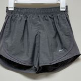 NWOT Nike DRI-FIT Women's Gray Running Gym Athletic Workout Shorts size S Photo 0