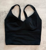 Nike Alate Medium Support Crop Tank Top Black Size S Photo 0