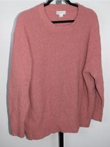 Ava & Viv Mauve Pink Chunky Knit Sweater Plus Size XXL Photo 0