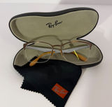 Ray-Ban RB6345 2732 Brown Silver Semi-Rimless Cat‎ Eye Optical Frames 52-17-135 Photo 0