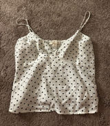Poka dot summer top White Photo 0