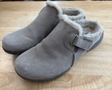 Clarks Roseville Clogs Light Brown Leather‎ Mules Womens Sz 7.5 M Comfort Shoes Photo 0
