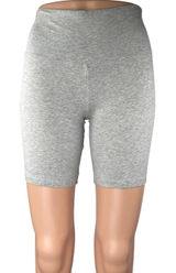 Aritzia TNA Women's Gray Heather Yoga Workout Gym Athletic Biker Shorts Size S Photo 0