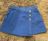 ZARA Navy Blue Skort Photo 0