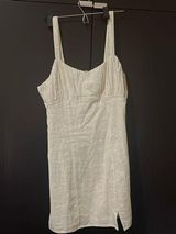 Nordstrom cream mini dress with yellow flowers Photo 0
