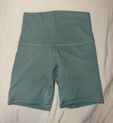 lululemon athletica High-Waist Bike Shorts in Green Photo 0