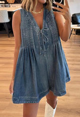 Denim Romper! Never Worn!! Photo 0