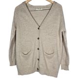 Cavalini Sweater‎ Collection Knit Cardigan Speckled Wool Blend Button Front S Photo 0