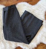 Express Vintage 90s Cropped Wide Leg Wool Silk Blend Dress Pants Photo 0