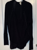 We The Free Black Long‎ Sleeve Thermal Layering Top size M EUC Photo 0