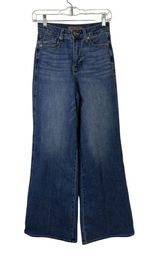 Judy Blue Wide Leg Jeans Womens 1/25 Blue High Rise Stretch Denim Flare Photo 0