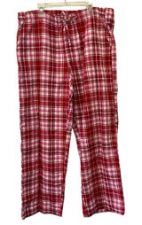 NWT Gap Plaid Pajama Pants Large Red Flannel‎ Lounge Pants Photo 0