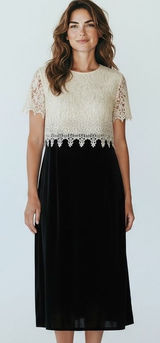Jeffrey & Dara Black Lace Overlay Vintage Dress Formal Evening Occasion‎ Size 16 Photo 0