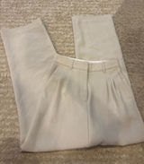 Wilfred Cream High-Rise Pleated Trousers Photo 0