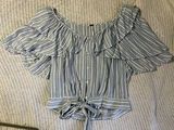 Free People Cropped Shirt Photo 0