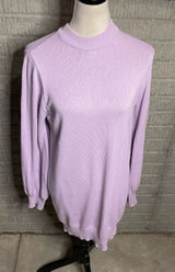 Daisy Street‎ Purple Long Sleeve Crew Neck Pullover Sweater Dress Size XS Photo 0