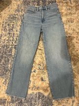 Madewell Perfect Vintage Wide Legged Cropped Jeans Photo 0