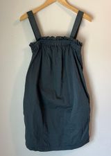 The Paperbag Mini Dress Organic Cotton Dark Slate Gray Size XS Photo 0