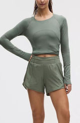 Lululemon Swiftly Tech Long-Sleeve Shirt 2.0 Hip Length Willow Leaf Sage Green 6 Photo 0
