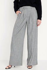 Old Navy XXL Tall Extra High Waisted Taylor Super Wide Leg Trouser Suit Pants Photo 0