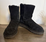 Women's UGG Size 7 Marciela II Water Resistant Boots‎ Suede Buckles Photo 0