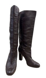 Michael Kors Womens Brown Knee High Leather Riding Boots 10M SKU 7079 Photo 0