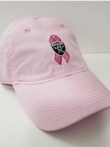Reebok 🌸Raiders Womens Pink Breast Cancer Awareness Hat Cap Photo 0