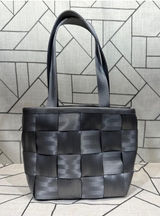 Harvey's Seatbelt Woven Tote Purse Durable Top Handle Gray Womens READ‎ Photo 0
