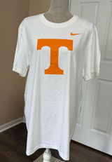 New Men's Nike White Tennessee Volunteers Primetime Legend Logo T-Shirt size L Photo 0