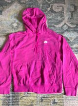 Nike Hoodie Sweatshirt Pink Unisex Size Small Photo 0
