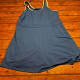 MTA Sport Women Blue Athletic Tennis Dress with Built-in‎ Shorts 1X RN 48711 Photo 0