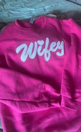 Wifey Bride Fiancé Crewneck Photo 0