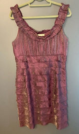 London Times Midi Purple Iridescent Dress sz‎ 14 Photo 0