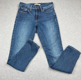 Levis Premium 311 Shaping Skinny Jeans Women's 26 Blue Denim 9in Rise Photo 0