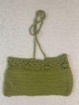 Green knit edikted bandeau top Photo 0