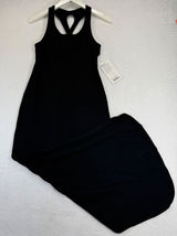 Lululemon Restore and Revitalized Dress Black Maxi Racerback Keyhole Size 6 NEW Photo 0