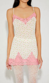 Betsey Johnson x Forever 21 Floral Lingerie‎ Slip Dress XL Whimsical Bridgerton Photo 0