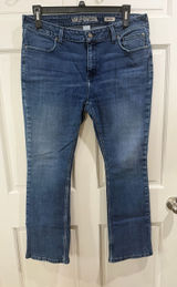 Harley-Davidson Women’s Blue Denim Bootcut Jeans Size 33 Petite Photo 0