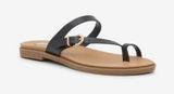 Steve Madden Kally Sandal Black Women’s Size 10 New Ring Toe Sandal Photo 0