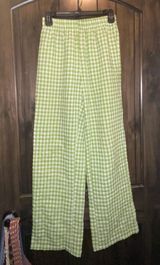 SheIn green checkered pants Photo 0