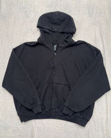Skims Women's Black Full Zip Hoodie Sweatshirt Size 2XL Photo 0